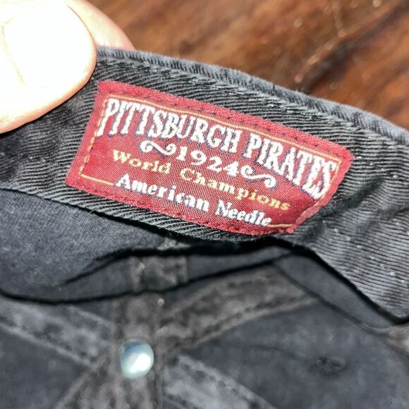 Pittsburgh Pirates 1924 World Champions Fitted Sewn Baseball Cap Retro Vintage - Picture 6 of 7